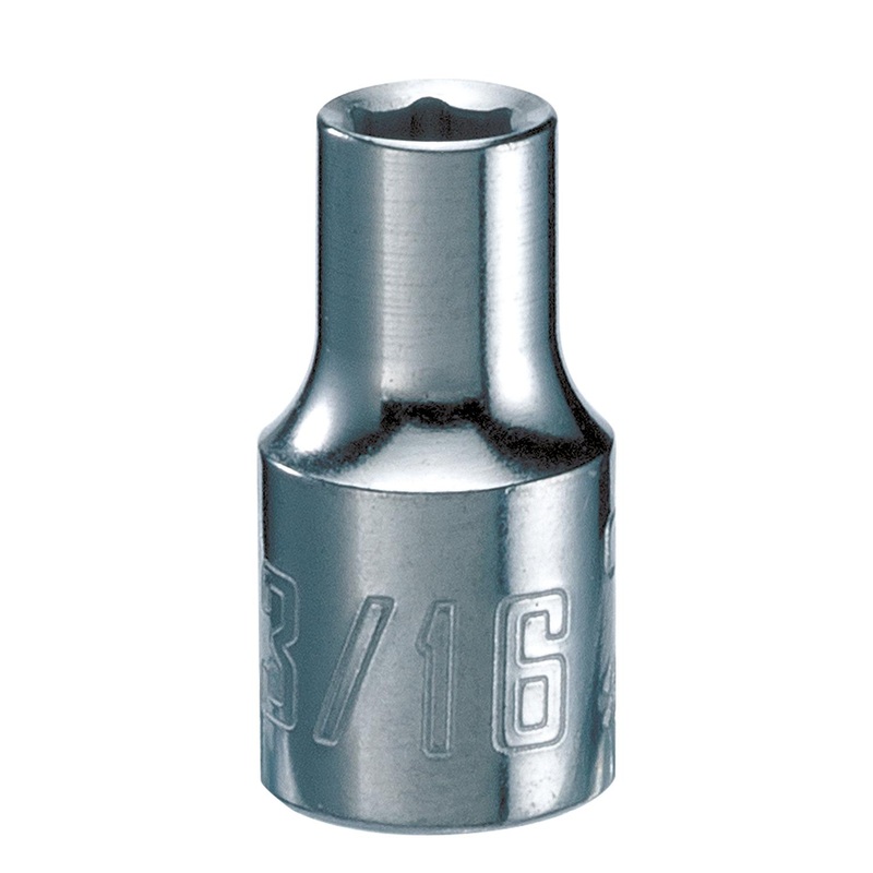 Craftsman SAE 6 Point Shallow Socket – 3/16 in. X 1/4 in. Drive