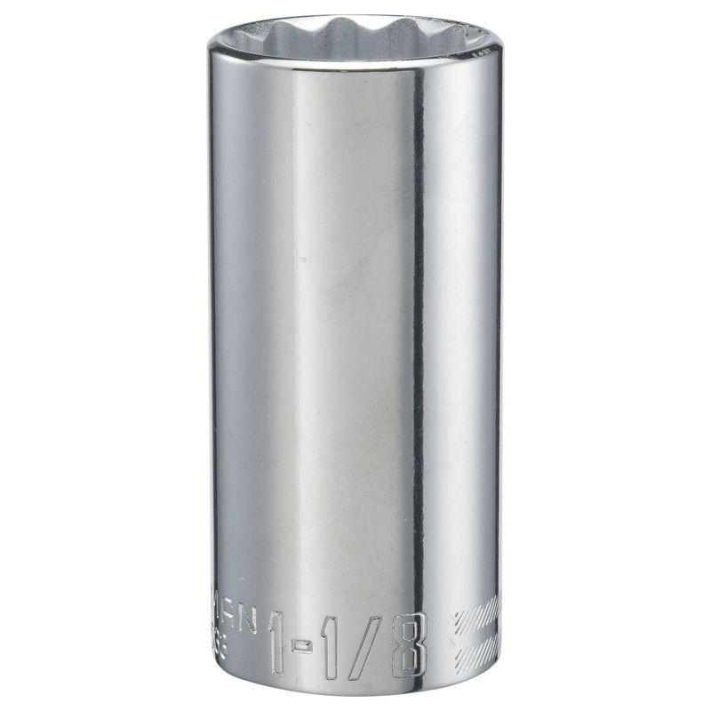 Craftsman 1-1/8 in. SAE 12 Point Deep Socket, 1/2 in. Drive