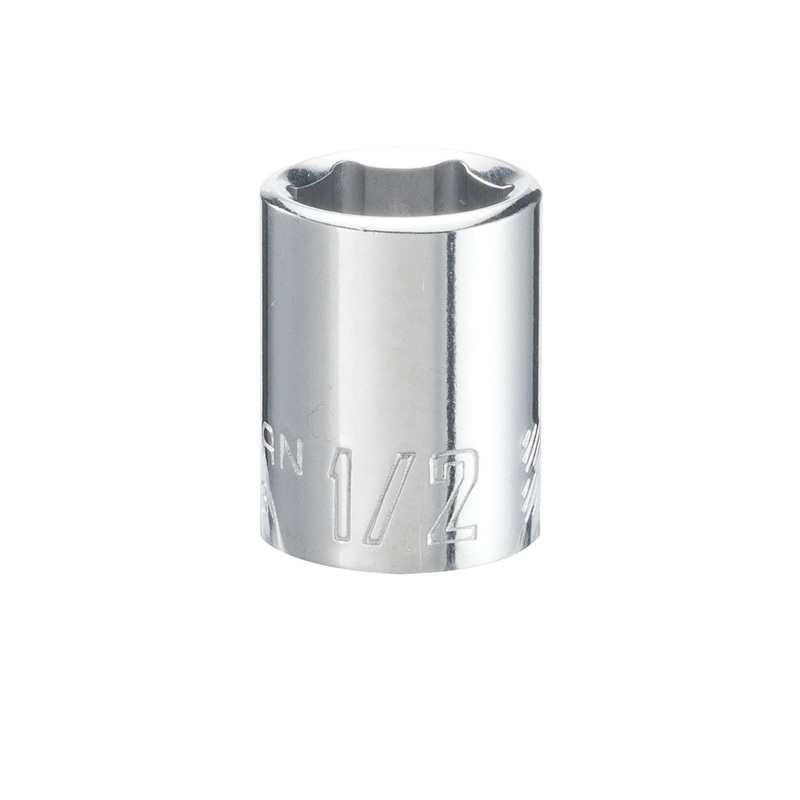 Craftsman 1/2 in. SAE 6 Point Shallow Socket – 3/8 in. Drive