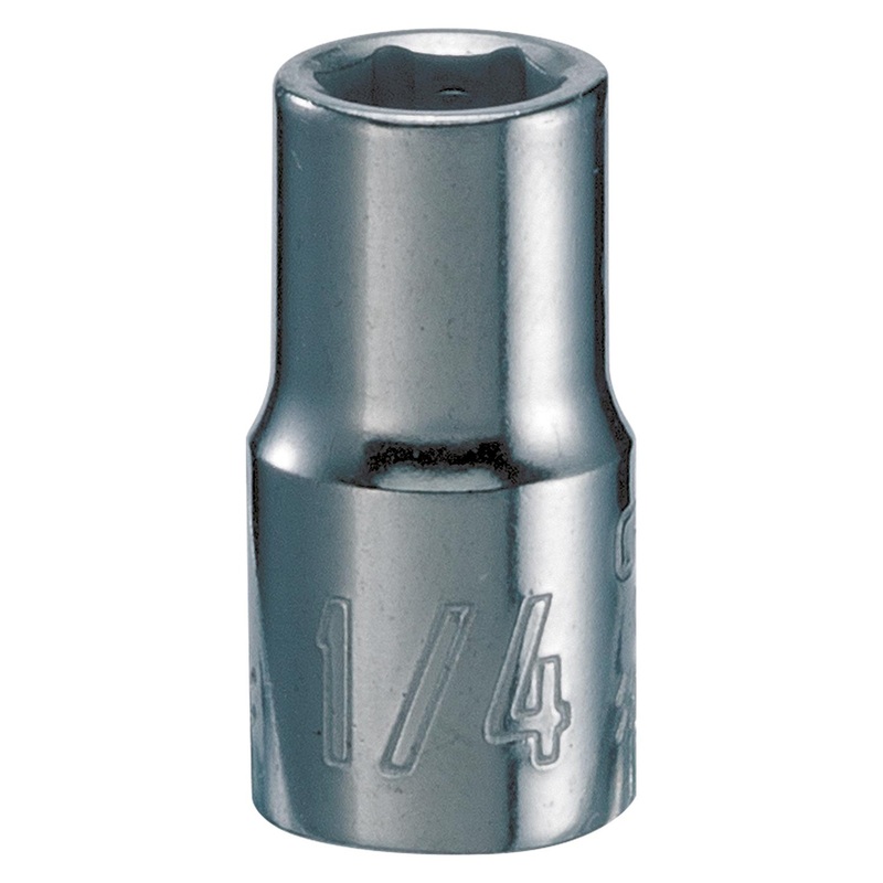 Craftsman 1/4 in. SAE 6 Point Standard Shallow Socket