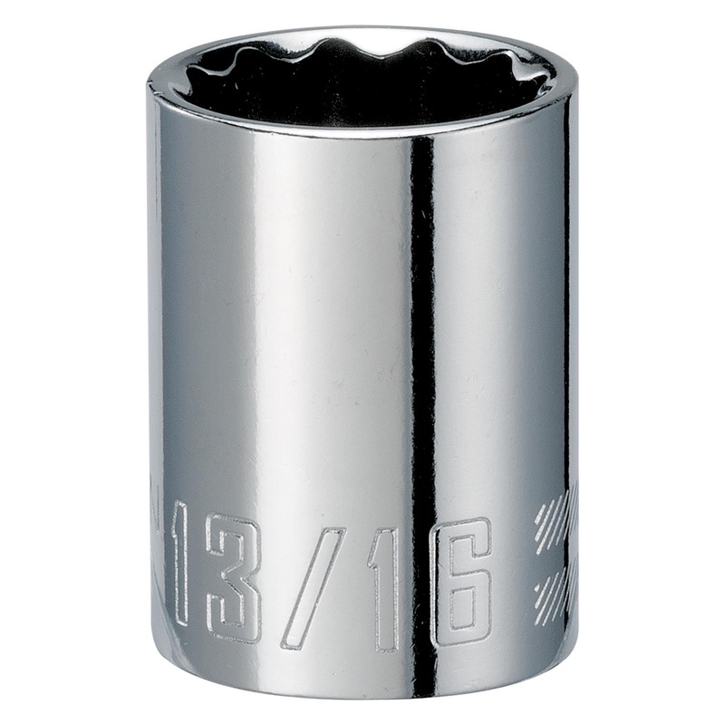 Craftsman 13/16 in. SAE 12 Point Shallow Socket – 1/2 in. Drive