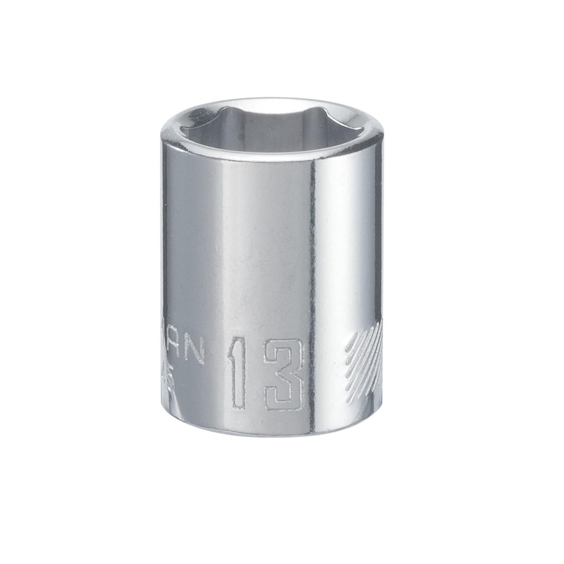 Craftsman 13mm Metric 6-Point Shallow Socket, 3/8-inch Drive
