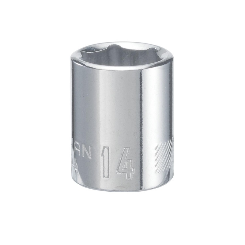 Craftsman 14mm Metric 6-Point Shallow Socket, 3/8-inch Drive