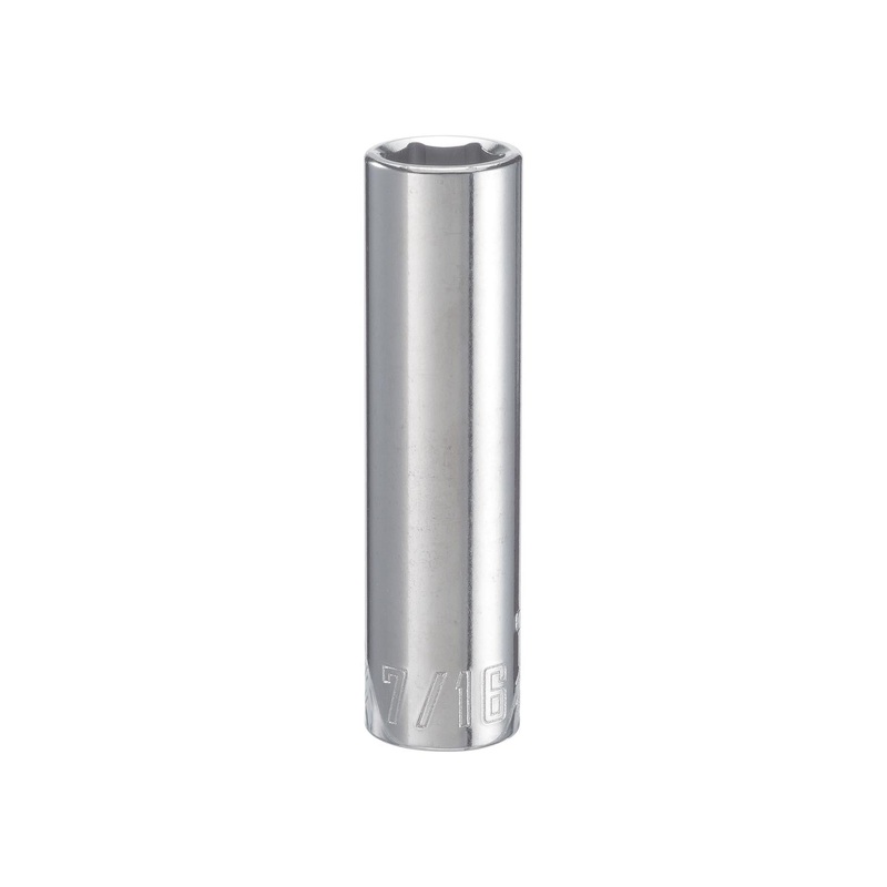 Craftsman 7/16 in. SAE 6 Point Deep Socket, 3/8 in. Drive