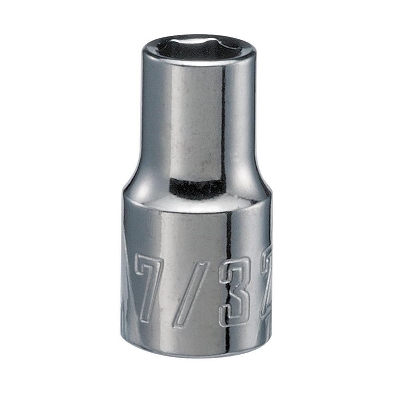 Craftsman 7/32 in. SAE 6 Point Standard Shallow Socket