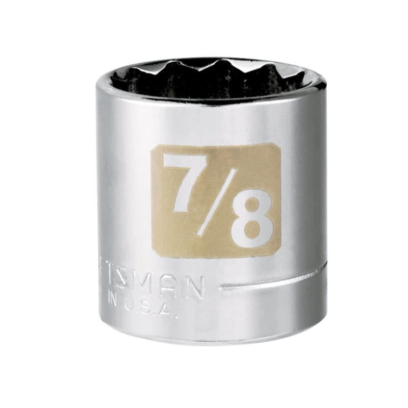 Craftsman 7/8 in. SAE 12 Point Standard Socket – 1 pc