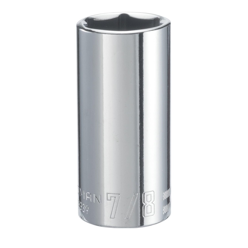 Craftsman 7/8 in. SAE 6 Point Deep Socket – 3/8 in. Drive