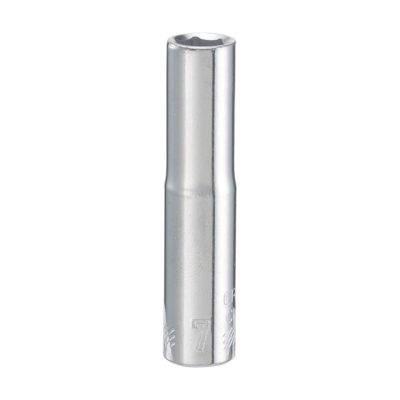 Craftsman 7mm Deep Socket, 1/4 in. Drive, 6 Point