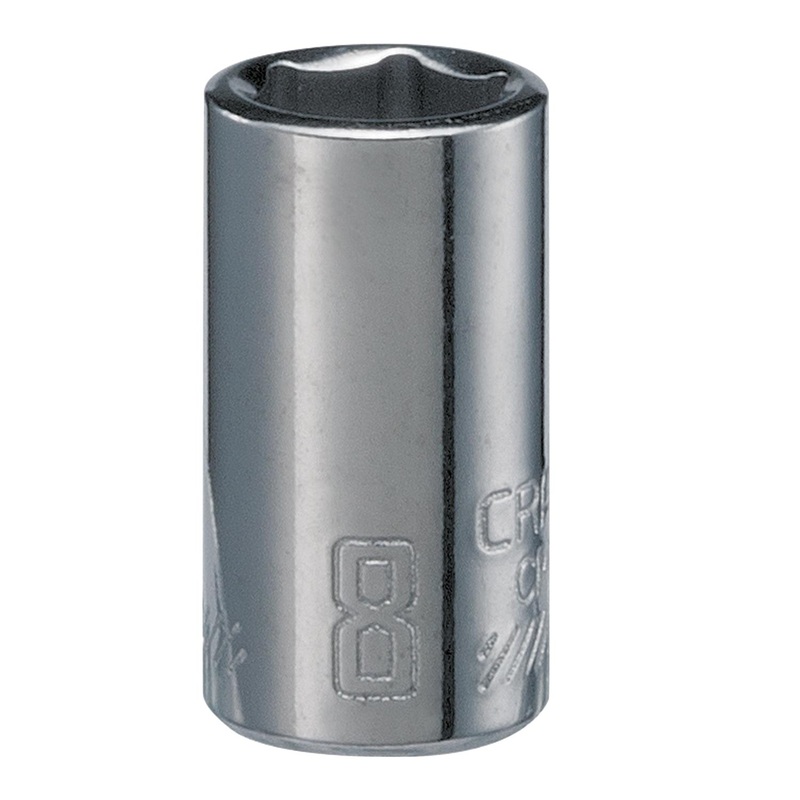 Craftsman 8mm Metric Shallow Socket – 1/4 in. Drive, 6 Point