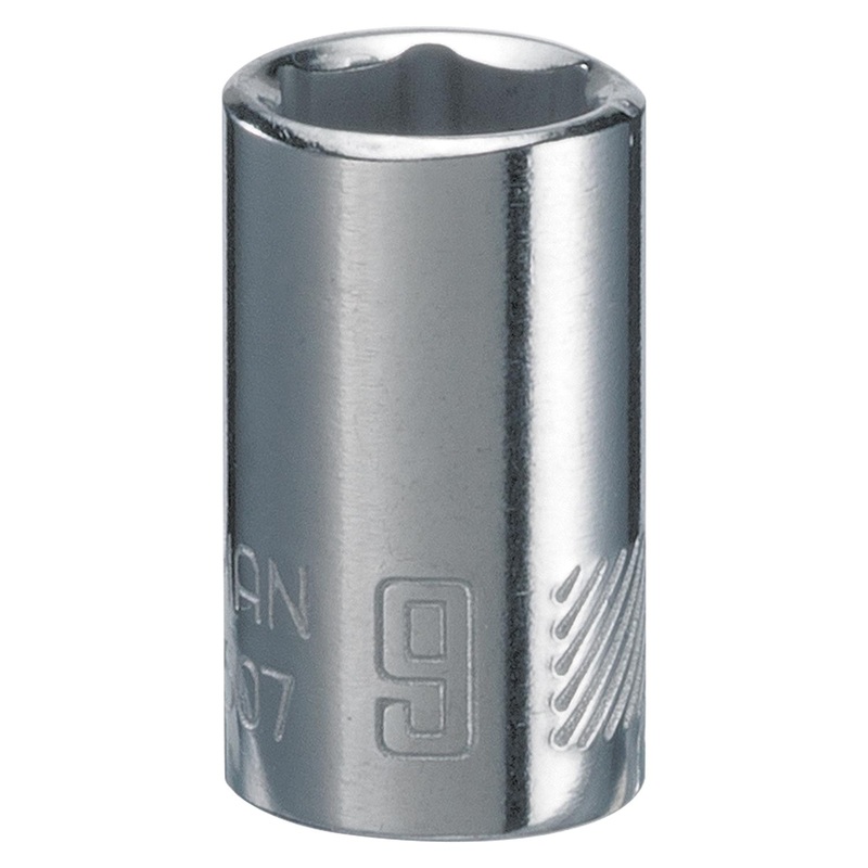 Craftsman 9mm Metric 6-Point Standard Shallow Socket, 1/4 in. Drive