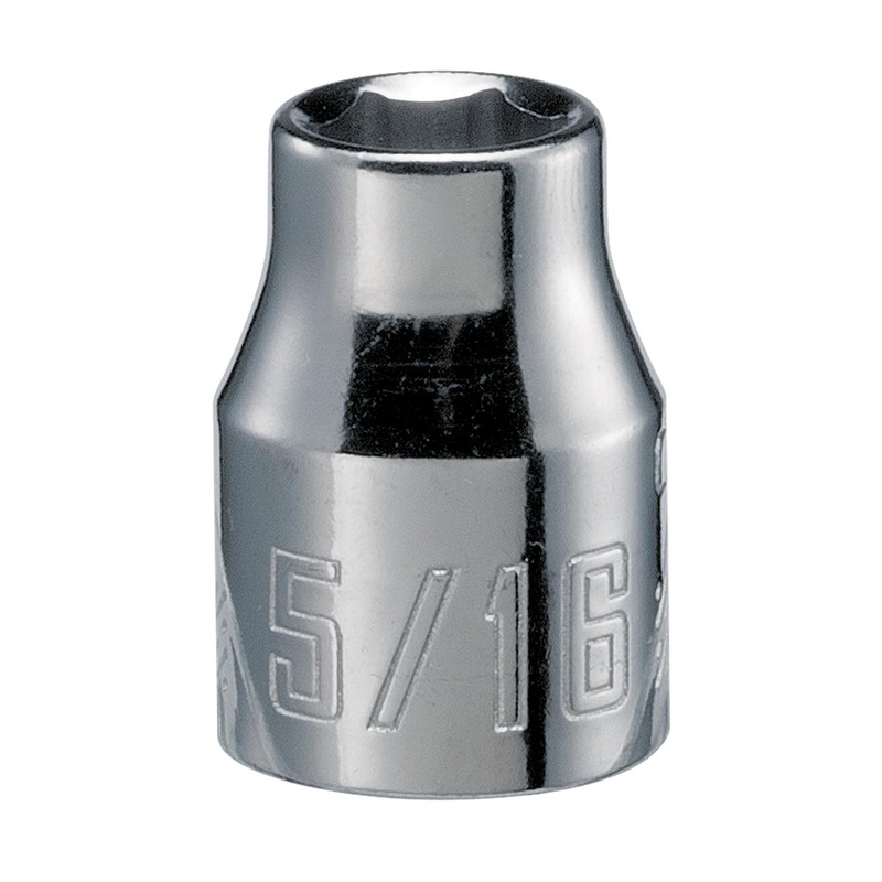 Craftsman SAE 6 Point Shallow Socket – 5/16 in. X 3/8 in. Drive