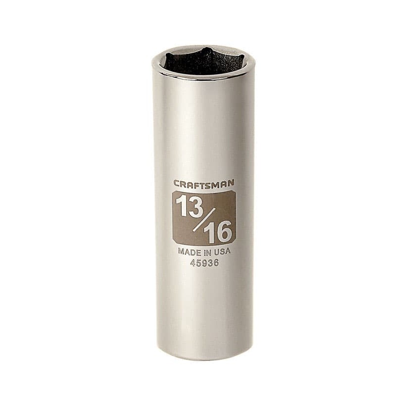 Craftsman 13/16 in. SAE 6 Point Deep Socket, 1/2 in. Drive