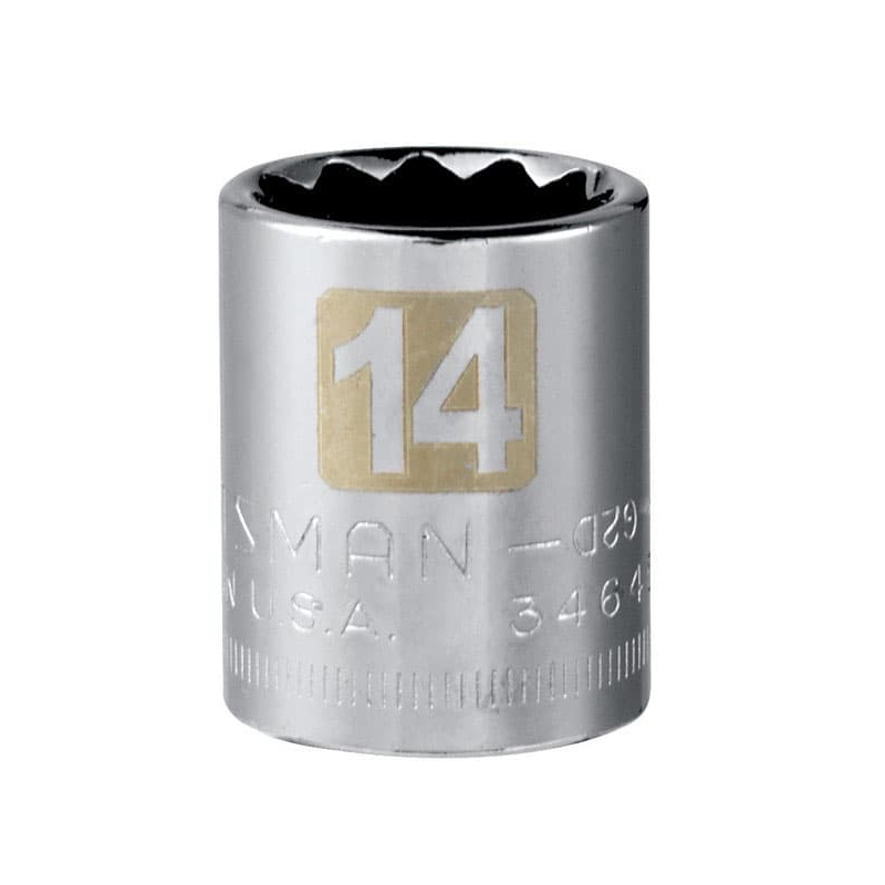 Craftsman 14 mm Metric 12 Point Standard Socket, 3/8 in. Drive