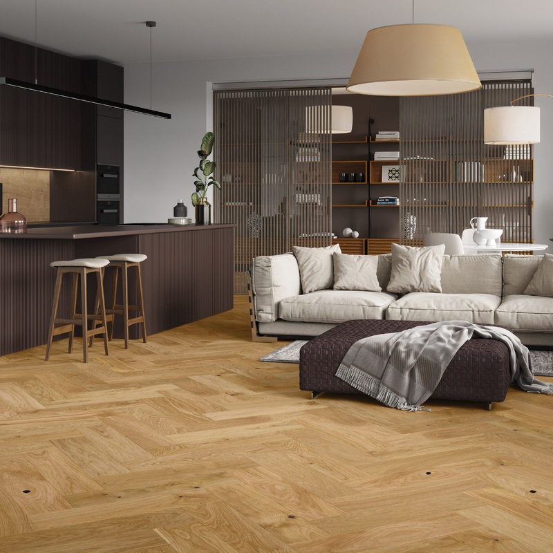 AR8497F Kirkham Ashton & Rose Grande Herringbone (Caramel 180 mm)