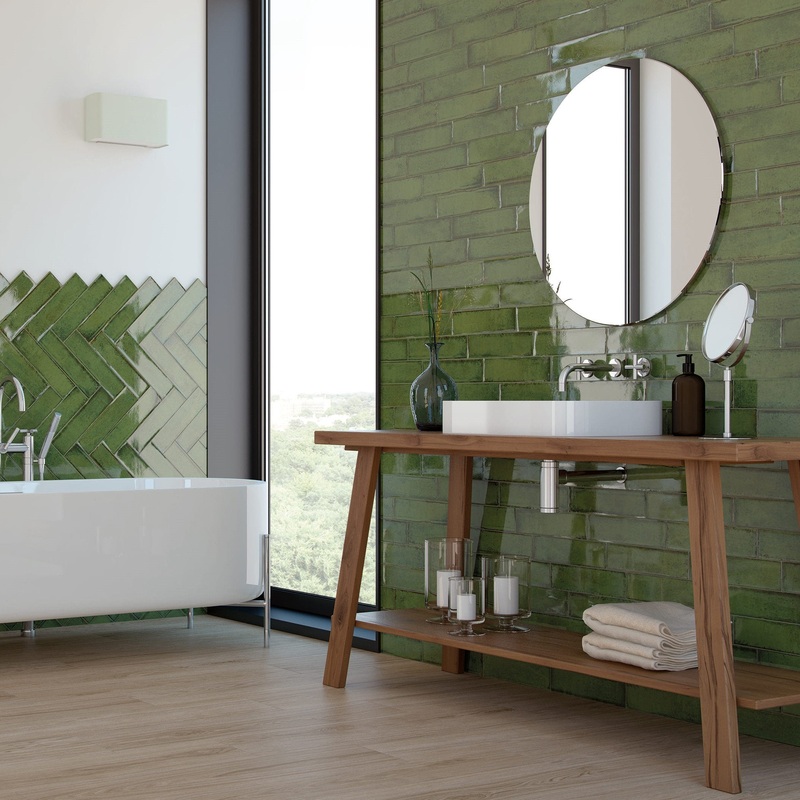 Alchimia Olive Metro Dcor Tile