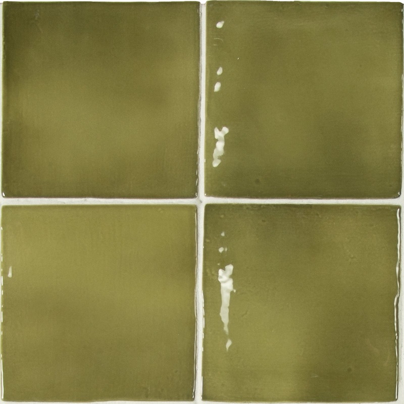 Manacor Basil Green Cuadrado Decor Tile