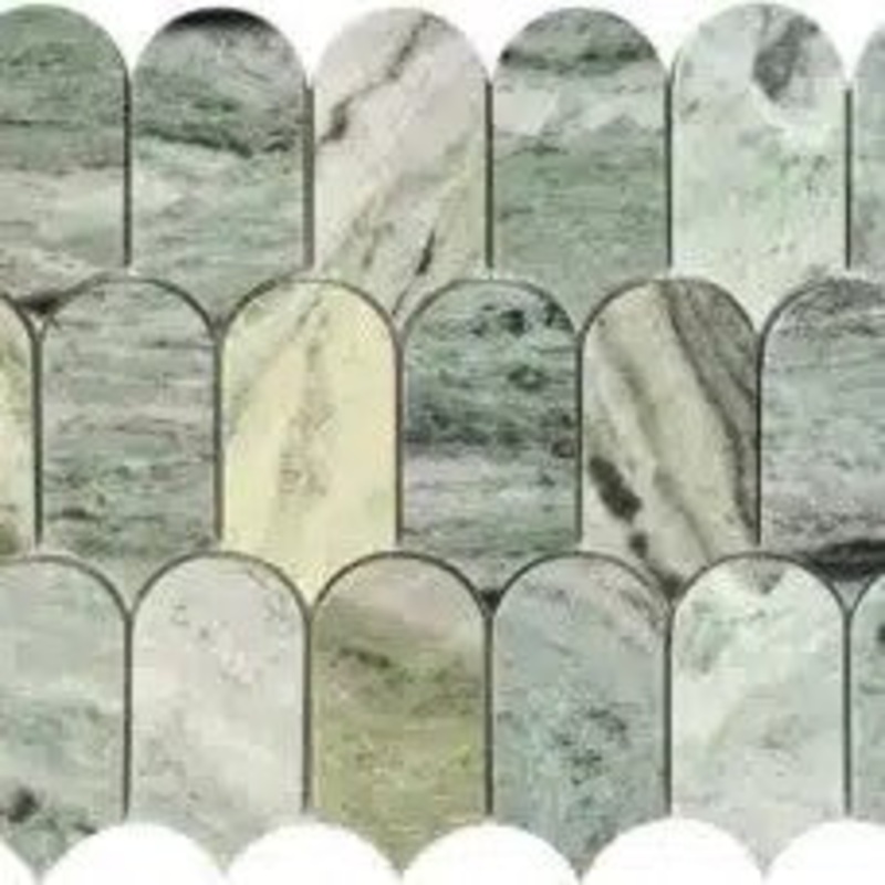 3041 Green Jade Natural Stone Mosaic Decor Tiles