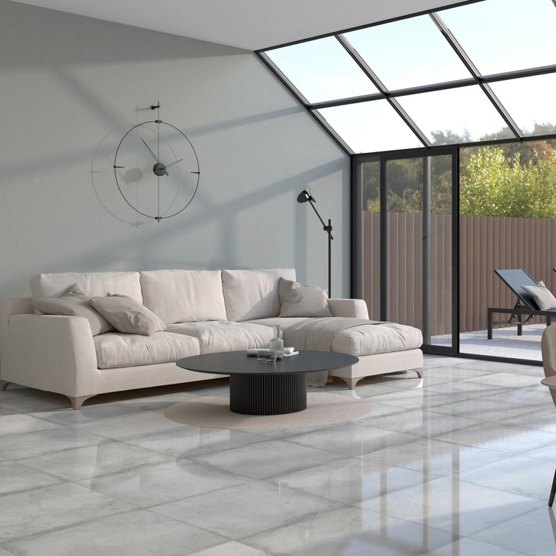 Alloy Pearl Semi Polished Porcelain Decor Large Format Tile