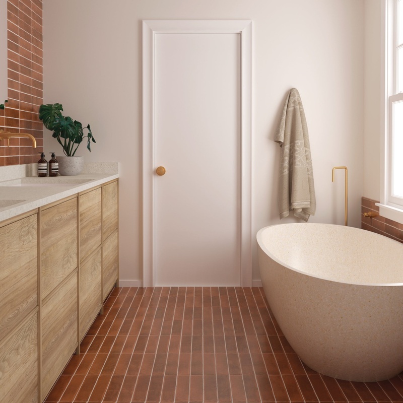 Argile Cotto Subway Porcelain Decor Tile