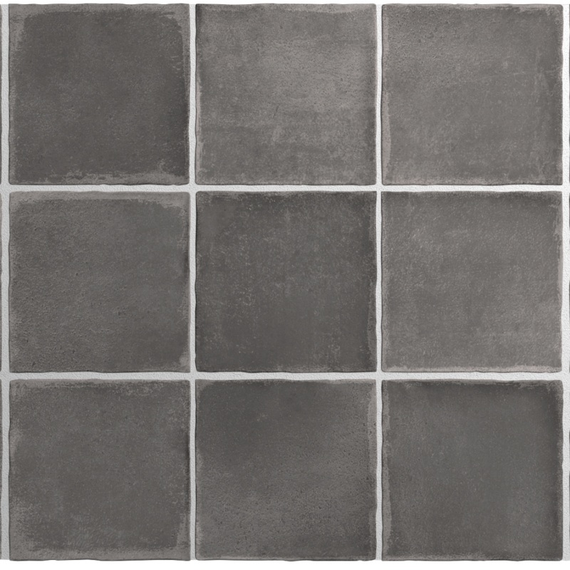 Argile Dark Cuadrado Porcelain Decor Square Tile