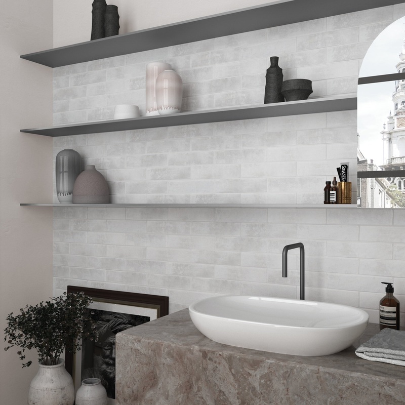 Argile Ice Subway Pattern Decor Tile
