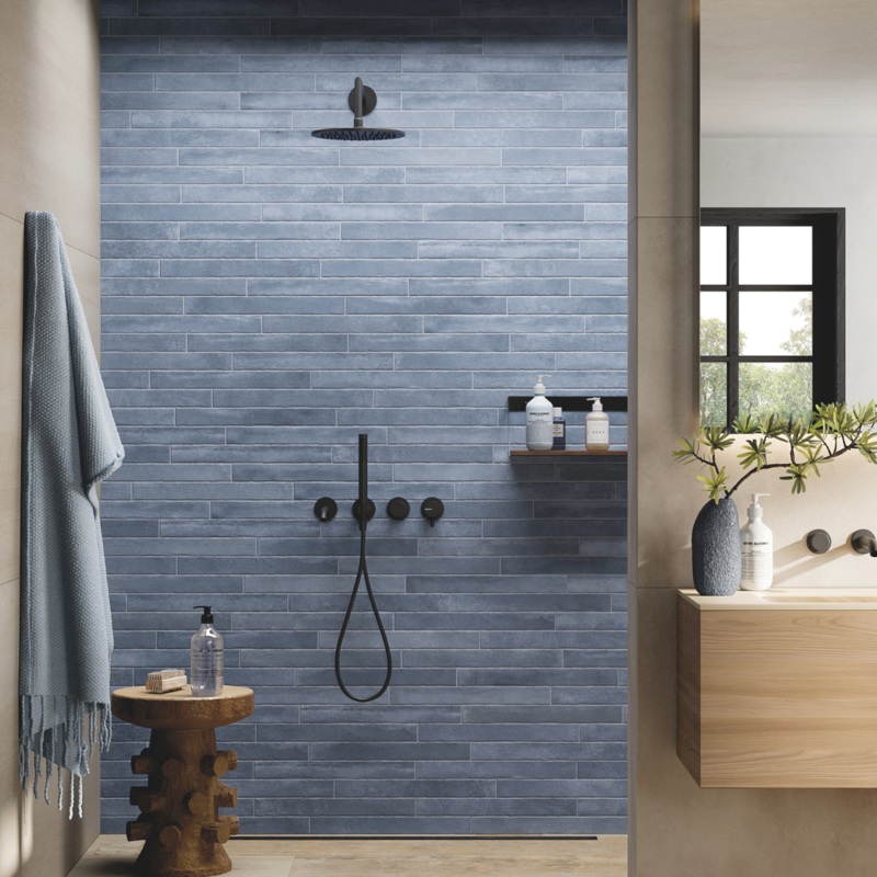 Arenosa Blue Decor Metro Tiles