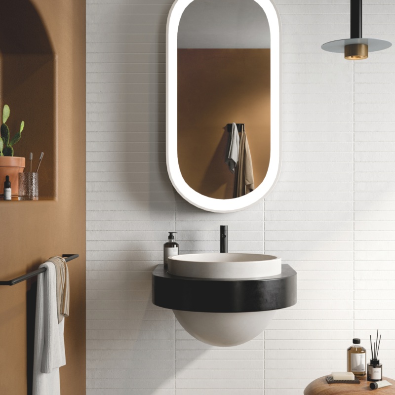 Arenosa Total White Decor Metro Tiles