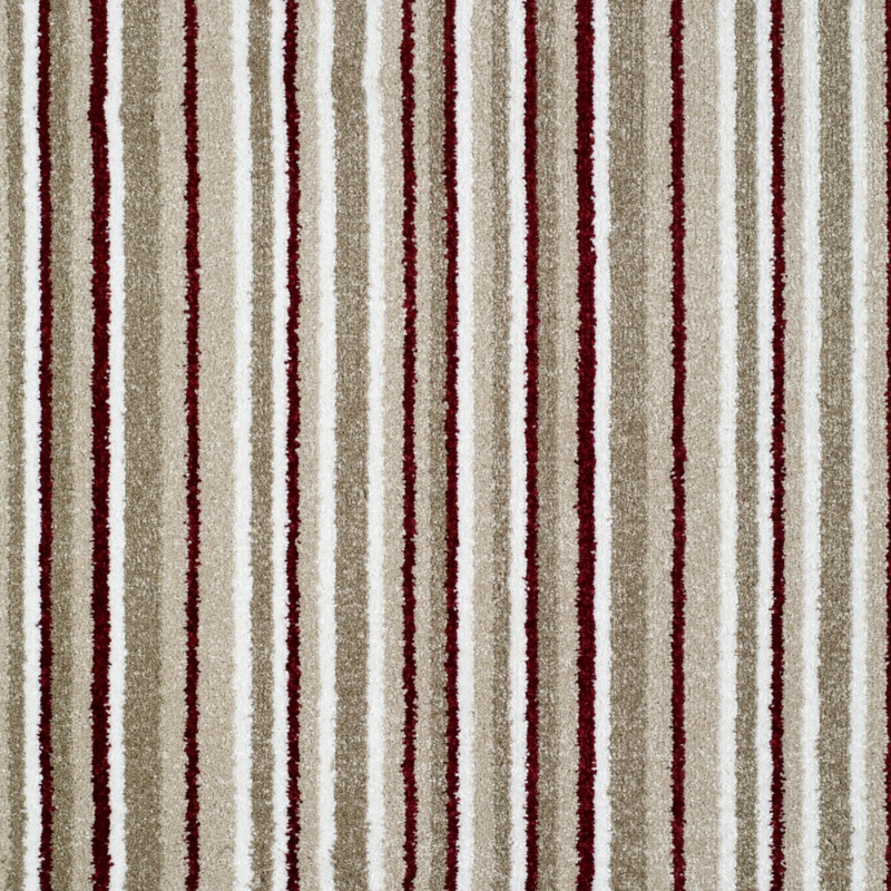 Banquet Chilli Striped Carpet