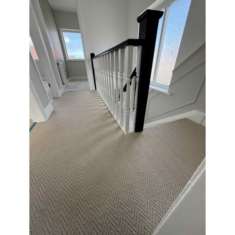 Belgravia Herringbone Landing Carpet