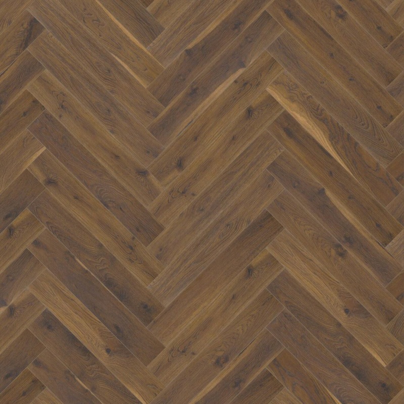 Coffee Oak Fusion Lignum Premium Herringbone Laminate Flooring